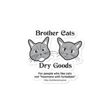 Load image into Gallery viewer, Brother Cats Dry Goods logo sticker
